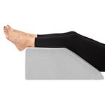 RTTRAO Leg Elevation Pillow with Cooling Gel Memory Foam Top, Post Surgery Leg Rest High Density Foam Bed Wedge Pillow for Leg & Back Support and Pregnancy - Relieves Knee, Hip and Lower Back Pain