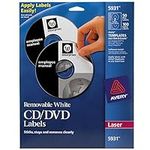 Avery Removable CD Labels, Print to