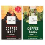 Ground Coffee Bundle with Taylors of Harrogate Rich Italian Roast With Hot Lava Java (20 Bags, 2 Pack)