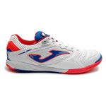 Joma Dribling Adult Indoor Soccer Shoes White/Red-8