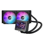 ASUS ROG Ryujin III 240 ARGB All-in-one Liquid CPU Cooler with 240mm Radiator. Asetek 8th gen Pump, 2X Magnetic 120mm ARGB Fans (Daisy Chain Design), 3.5” LCD Display