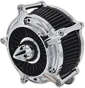 TGRNF Harley Air Cleaner Filter for Harley Davidson Air Cleaner Filter Softail Sportster Street Road for King Glide Trike Air Intake A-for Sportster XL 883 1200 Gray