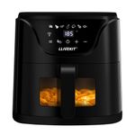 LLIVEKIT 5L Air Fryer with Digital LED Panel and Clear Window, Rapid Air Circulation, Fryer Oil Free Electric, 1500W, 7 Presets, Detachable Non-stick Pot and Grill