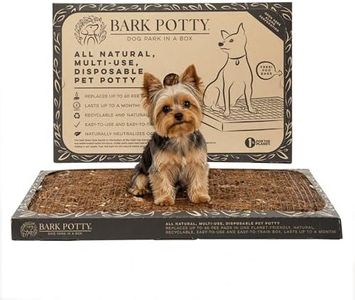 Bark Potty Litter Box for Dogs, Standard Size - Long-Lasting Pee Pads for Dogs - Leak Resistant Bark Box Grass Potty Training Replacement - Easy Use Bark Patch - Disposable Indoor Dog Potty Litter Box