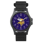 Timex Tribute Men's NFL Pride 40mm Quartz Fabric Strap, Black, 20 Casual Watch (Model: TWZFVIKMYYZ)