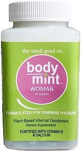 Body Mint Lady Formulated for Feminine Hygiene Internal Deodorant Protection 60 tabs