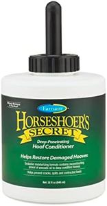 Farnam Horseshoer's Secret Deep-Penetrating Hoof Oil for Horses, Conditions Dry Hooves and Prevents Cracks, Splits and Contracted Heels, Contains Avocado Oil, 32 Oz.