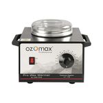 OZOMAX Pro Wax Warmer, (black), Metal Body, Professional-Grade Wax Heater for Hair Removal, Waxing, and Depilatory Treatments, Fast Heating, Thermostatic Control, Autocut Off, Safe, Durable, and Easy to Clean