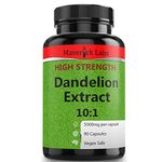 High-Strength Dandelion Extract Capsules (10:1) 5,000mg Per Capsule - 90 Per Bottle, Vegan Safe, UK Manufactured