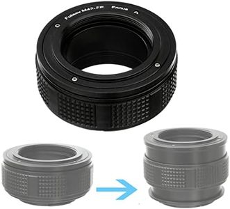 Fotasy M42 Lens to Sony E-Mount Focusing Helicoid Adapter, 42mm Screw Mount lens to E-Mount Macro Extension Tube, fits Sony a3000 a3500 a5000 a5100 a6000 a6100 a6300 a6400 a6400 a6500 a6600