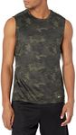 Amazon Essentials Men's Tech Stretch Muscle Shirt, Olive, Camo, XX-Large