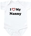 CafePress I Love My Nanny Infant Bo