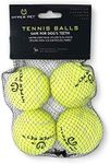 Hyper Pet Tennis Balls for Dogs (Pet Safe Dog Ball Dog Tennis Balls for Exercise & Training) Dog Ball Interactive Dog Toys work with Hyper Pet K9 Kannon K2 Dog Ball Launcher - 4 Pack 2.5" Green