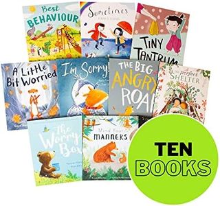 Children Best Behaviour 10 Books Collection Set (Sometimes: A Book of Feelings, Tiny Tantrum, A Little Bit Worried, I’m Sorry!, The Big Angry Roar, The Perfect Shelter, Best Behaviour, Happy & More…)