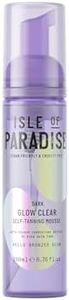 Isle of Paradise Self Tan Mousse, Dark (200 ml) Glow Clear Self Tanning Foam, Natural Ingredients & Vegan (packaging may vary)