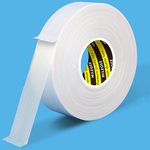 MILEQEE Double Sided Tape 15mm ×20m Mounting Tape White Universal High Strength Fabric Tape for Carpet Fix, Home Office Wall Decor, DIY Crafts, Car Glass Decor…