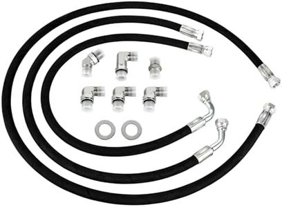 MuRealy Upgraded Allison-Transmission Cooler Hose Line Fitting Kit for 2006-2010 GM GMC Chevy 6.6L LBZ LMM Duramax Diesel, Durable and Efficient Allison Transmission Cooler Line