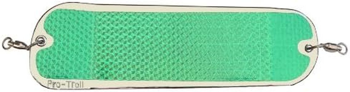 Pro-Troll Fishing Products ProChip 8-Inch Flasher, PC8-705, Chrome/Green, 8"