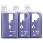 PUER Natural Liquid Detergent, Intense Clean, 1000ml (Pack of 3)| French Lavender | LABSA & BLEACH FREE| Eco-friendly & Non-Toxic| Tough On Stains & Odour, Smells Awesome, Protects Colour, Baby Safe