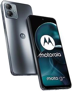 Motorola moto g14, 4/128, pantalla 6.5" Full HD+, sistema de cámara de 50MP, audio Dolby Atmos, Android 13, batería de 5000 mAh, procesador Octa-core, dual SIM), Gris (Versión ES/PT)