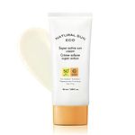 The Face Shop Natural Sun Eco Super Active Unisex Sun Cream Sunscreen With Spf 50+ Pa +++ Protect From Fine Dust, Uva & Uvb Rays, Blue Light & Digital Devices, 50Ml|For All Skin Types