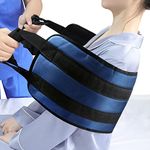 LOSCHEN 80cm Transfer Belt for Patient,Padded Bed Transfer Nursing Sling for Disabled, Elderly, Seniors, Injured-Safely Move from Car, Wheelchair, Bed (Blue)