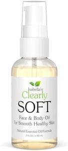 Isabella’s Clearly SOFT, Best Body & Face Natural Oil Serum Lotion. Moisturize, Hydrate, Heal, Smooth Dry Skin. Anti-Aging Wrinkle. Alternative to Cream, Vitamin E Oil, Almond Avocado, Camellia 2 Oz