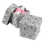Hortense B. Hewitt Wedding Accessories 2-Piece Favor Boxes, Damask, Pack of 25