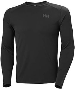 Helly Hansen Men's LIFA Active Crew Long Sleeve T-Shirt (Pack of 1) Black