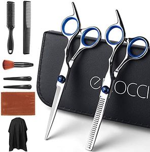 Ciseaux Coiffure Cheveux Professionnel Cisailles Barber sculpteurs Lot kit Famille Coupe de cheveux outil de Barber salon et usage domestique