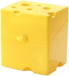 DECHOUS Sliced Cheese Storage Container Plastic Butter Block Cheese Slice Storage Box with Flip Lid Cheese Slice Holder Sliced Cheese Saver Keeper for Refrigerator Food