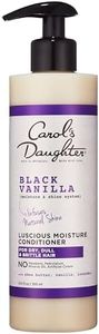 Carol’s Daughter Black Vanilla Moisture & Shine Hydrating Hair Conditioner for Dry Hair and Dull Hair, with Shea Butter, Biotin and Vitamin B5, 12 fl oz