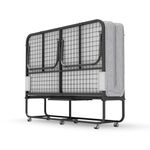 Full Size Folding Bed with Mattress - Extra Large Size 75''x54'' Foldable Rollaway Bed for Guest, Space Saving Fold Up for Easy Storage