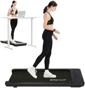 Bifanuo Walking Pad - Under Desk Treadmill, Treadmills for Home/Office, Portable Treadmill, Walking Pad Treadmill Under Desk with Remote Control LED Display- Ideal for Fitness Enthusiast (Black)