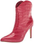 Marc Fisher Women's Revati2 Ankle Boot, Red Crocodile, 7