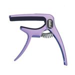 Galux GC-501A 3in1 Zinc Metal Capo for Acoustic and Electric Guitar (Purple)