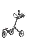 Caddytek Auto+360 Golf Push cart (Dark Grey) Auto Fold/Unfold mechanism, Compacted folded size,Swivel or locked front wheel, Light weight strong aluminum weights less than 20 lbs