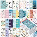 Jinei 300 Motivational Cards Inspirational Cards Positive Affirmation Cards Small Mini Encouragement Cards for Women Christmas Thank You Card(Flower Style)