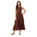 Globus Women Ethnic Dresses (3641843001_Maroon_S)