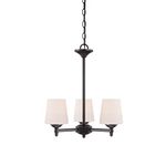 Designers Fountain 15006-3-34 Darcy 3 Light Chandelier, Oil Rubbed Bronze