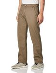 Dickies Men's Tough Max Duck Carpenter Pant, Stonewashed Mushroom, 40W x 32L