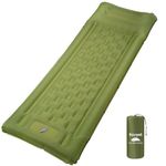 Sauyet Self Inflating Sleeping Pad, Ultralight Camping Mat with Camping Pillow, Built-in Foot Pump 12cm Thick 72cm wide Inflatable Camping Sleeping Mat for Camping Tent Outdoor Hiking Traveling