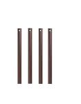 2.5 Feet/ 30 Inch Ceiling Fan Down Rod/Iron Rod- (Brown, 2.5)