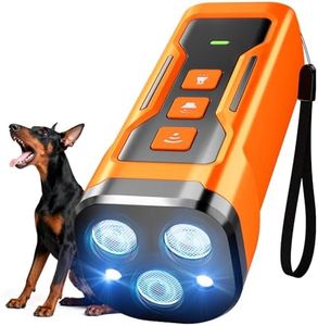 Dog Bark Deterrent Devices, 3X Ultrasonic Anti Barking Device for Dogs, 33 FT Range Barks No More Indoors Neighbor Outdoors Safe & Humane Compact Box Bark Control for Dog Training Behavior Correct