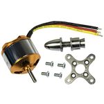 KEESIN RC Accessories Kit, A2212/6T 2200KV, Outrunner Brushless Motor W/Mount for RC Glider Quadcopter Helicopter Aircraft Copter Multi-copter