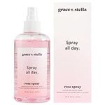 Grace and Stella Award Winning Rose Water Facial Spray (240ml) - Vegan - Rose Water Spray For Face - Rosewater Spray Toner Rose Hydrosol - Rose Spray Facial Mist - Rosewater Spray Toner Rose Hydrosol - Spray all Day