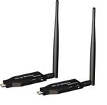 MICROWARE Wireless HDMI Transmitter and Receiver 2025 Upgraded 165FT/50M, HDMI Wireless Plug & Play, 4K Decoding 1080P@60Hz, Ultra-Low Latency, Suitable for Meetings, Home, Outdoor and More
