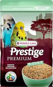 Versele-Laga Prestige Premium Budgies | 800 g | Mélange de graines enrichi avec granulés extrudés VAM - Perruches | Peut être utilisé comme Aliment de Base