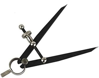 4" Long Fine Point Divider Premium Flat Leg Tool Gauge Distant Measuring Compass Design Layout