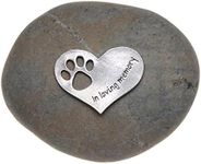 Quotable Cuffs Comforting Dog Memorial Gift - Sympathy or Condolence Gift for Loss of Pet - in Loving Memory Stone by Whitney Howard Designs